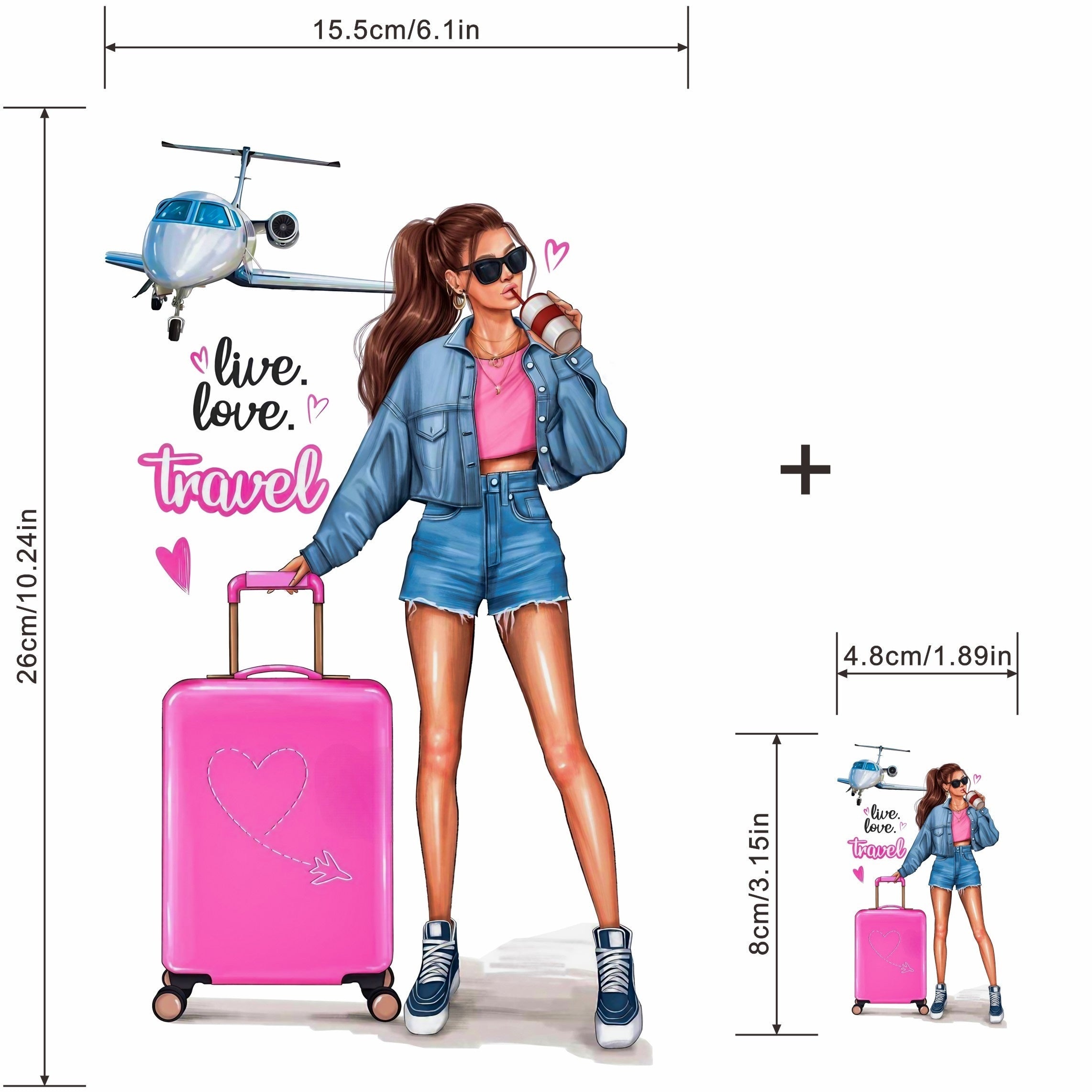 Iron On Patches Diy Vinyl Thermal Applique Girls T Shirt Jeans Hot Print