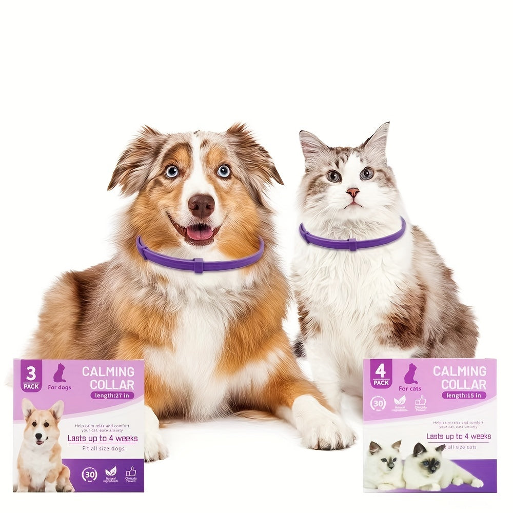 Calming Collar for Cats and Dogs - Anxiety Relief Pheromone Collar