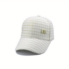 Plaid Pattern Sun Hat Classic Baseball Cap Lightweight Dad Hats For Women