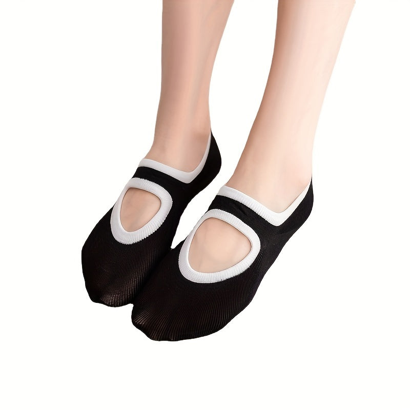 5 Pairs Cut Out Ankle Socks Women's Stockings