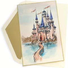 Fairy Tale Castle Mountain Clear Rubber Stamps