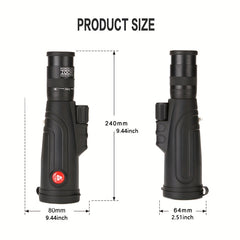 Dual Focus Prism Compact Monocular for Hiking