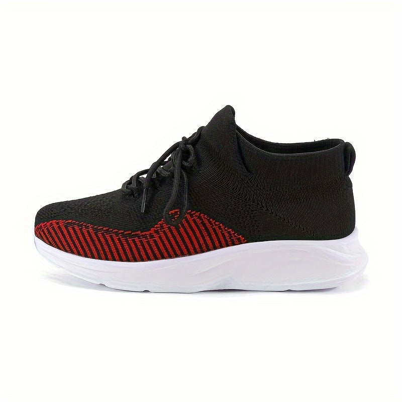 Thick Bottom Running Shoes Breathable Mesh Casual Sneakers