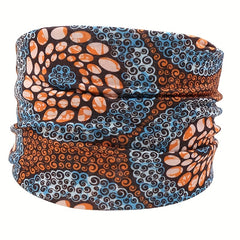 Colorful Tie Dye Stretch Headband for Yoga and Sweat Absorption