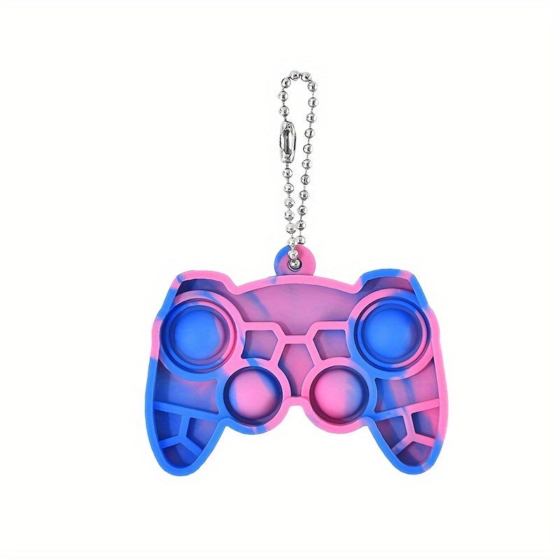 Gamepad POP It Keychain For Men Decompression Toy