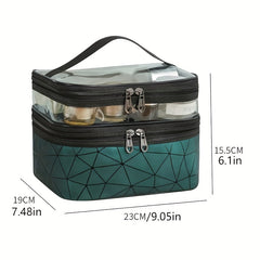 Waterproof Cosmetic Bag Travel Makeup Storage Portable Zipper Toiletry Bag