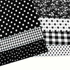 7pcs Floral Cotton Fabric Bundle for Quilting Sewing DIY Crafts