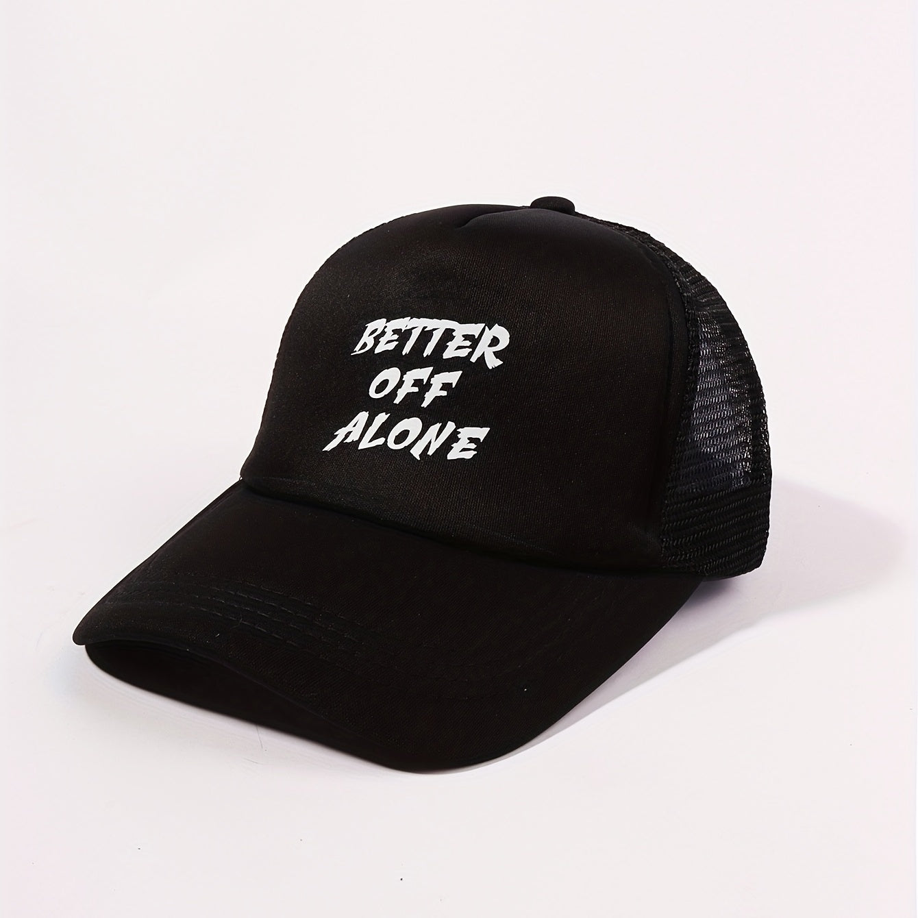 BETTER OFF ALONE Trucker Hat Mesh Baseball Cap Unisex