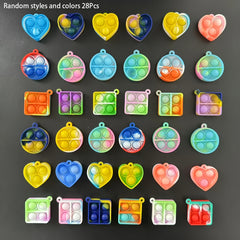 Mini Style Toy Bag Set Keychain Relax Hand Toy Party Gift Office Desk Toy