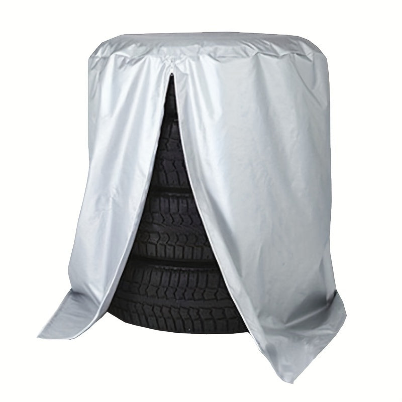 Car Spare Tire Cover Sun Rain Frost Snow Protection Zipper Tire Cover
