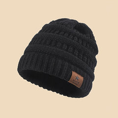 3pcs Sport Windproof Knit Winter Beanie Hat Boys Girls