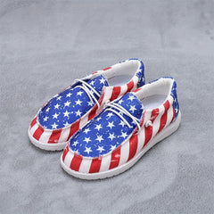 Boys Slip On Loafer Shoes Lightweight Non Slip Flat Shoes
