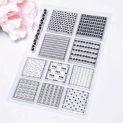 Holiday Card Making Stamp Art Frame Seal for DIY Scrapbook Album Crafts