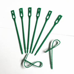 100pcs Adjustable Plant Ties for Shrubs & More