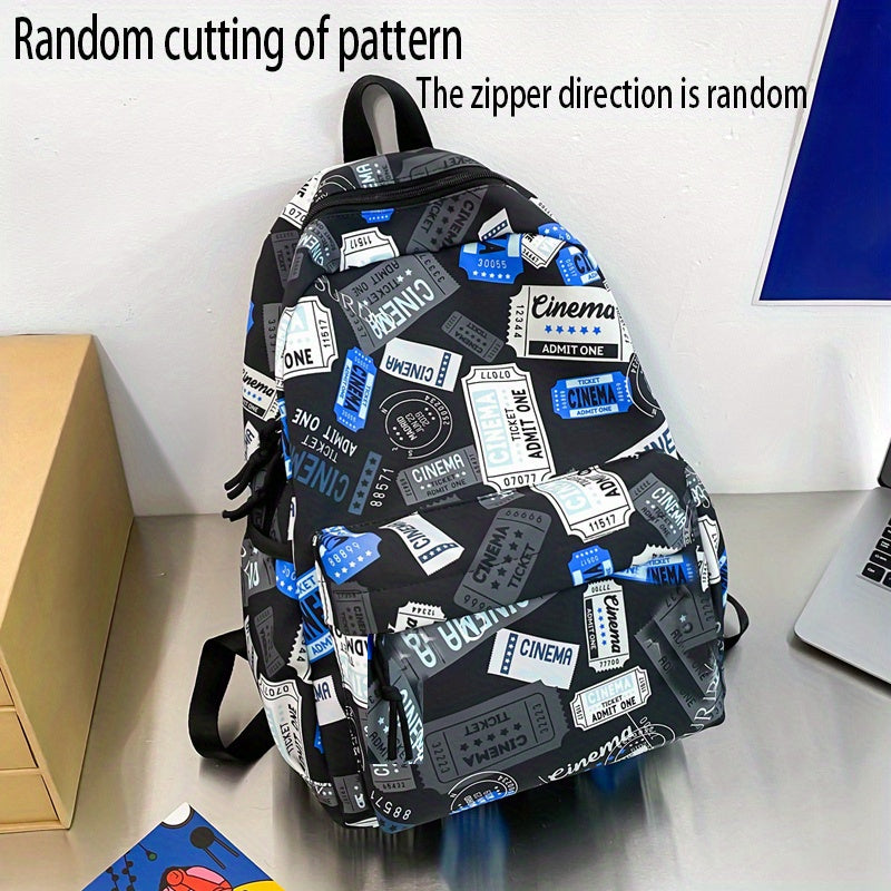 Large Capacity Preppy Backpack School Laptop BookBag Casual Travel