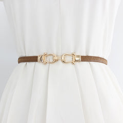 Vintage Elastic Stretchy Thin Belt Waist Cinch Belt