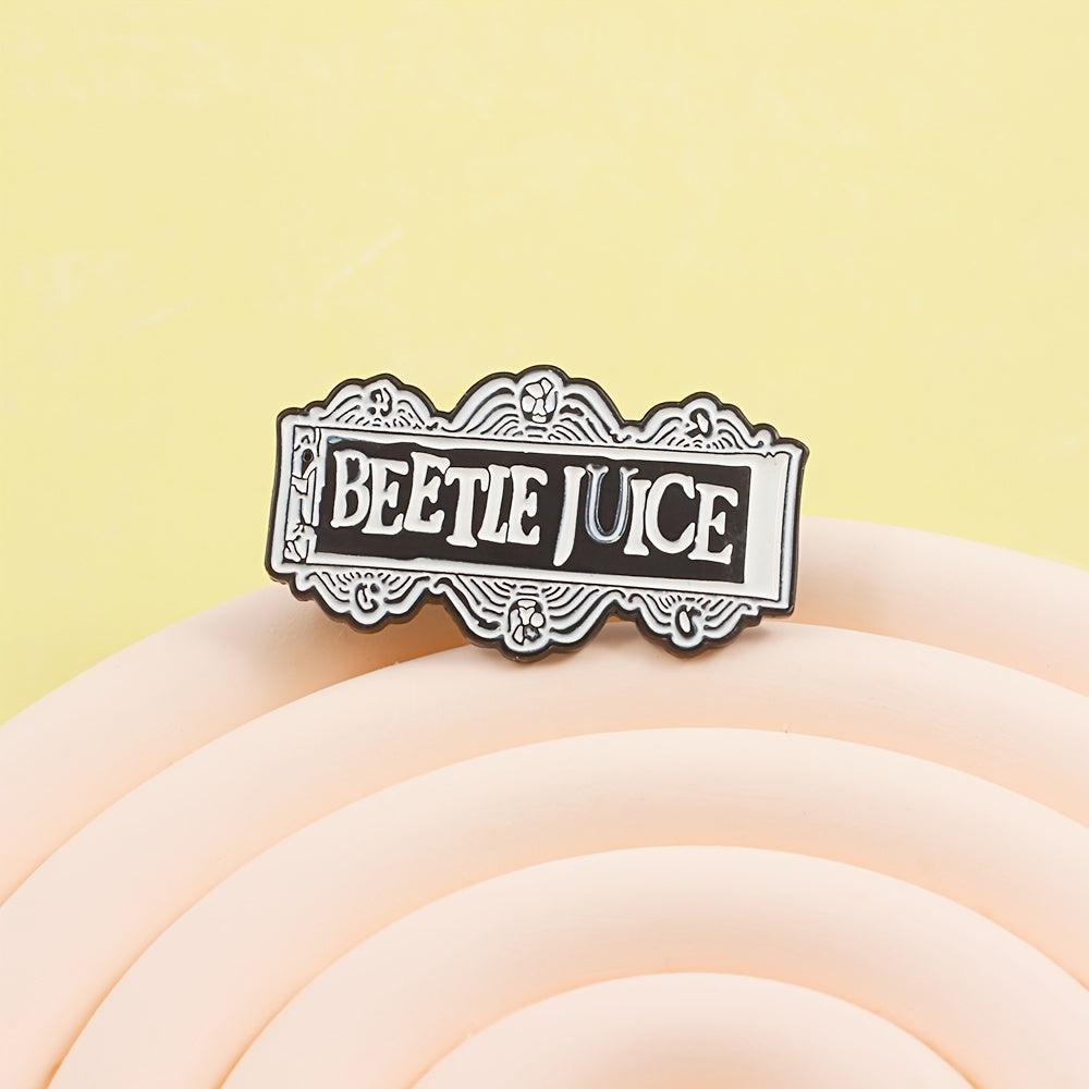 Beetle Juice Casual Novel Brooch Pin