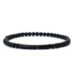 Men's Frosted Stone Beads Bracelet Gift For Men