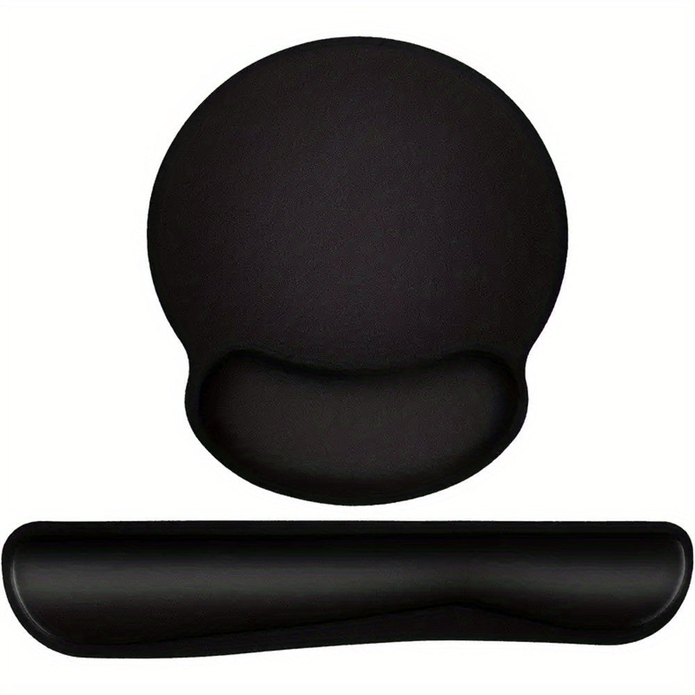 Ergonomic Mouse Pad With Wrist Rest and Keyboard Wrist Rest Pad