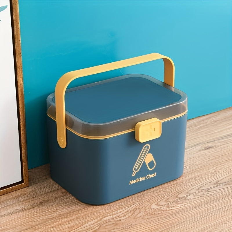 Large Capacity Emergency Medicine Storage Box for Home Office School Car Travel