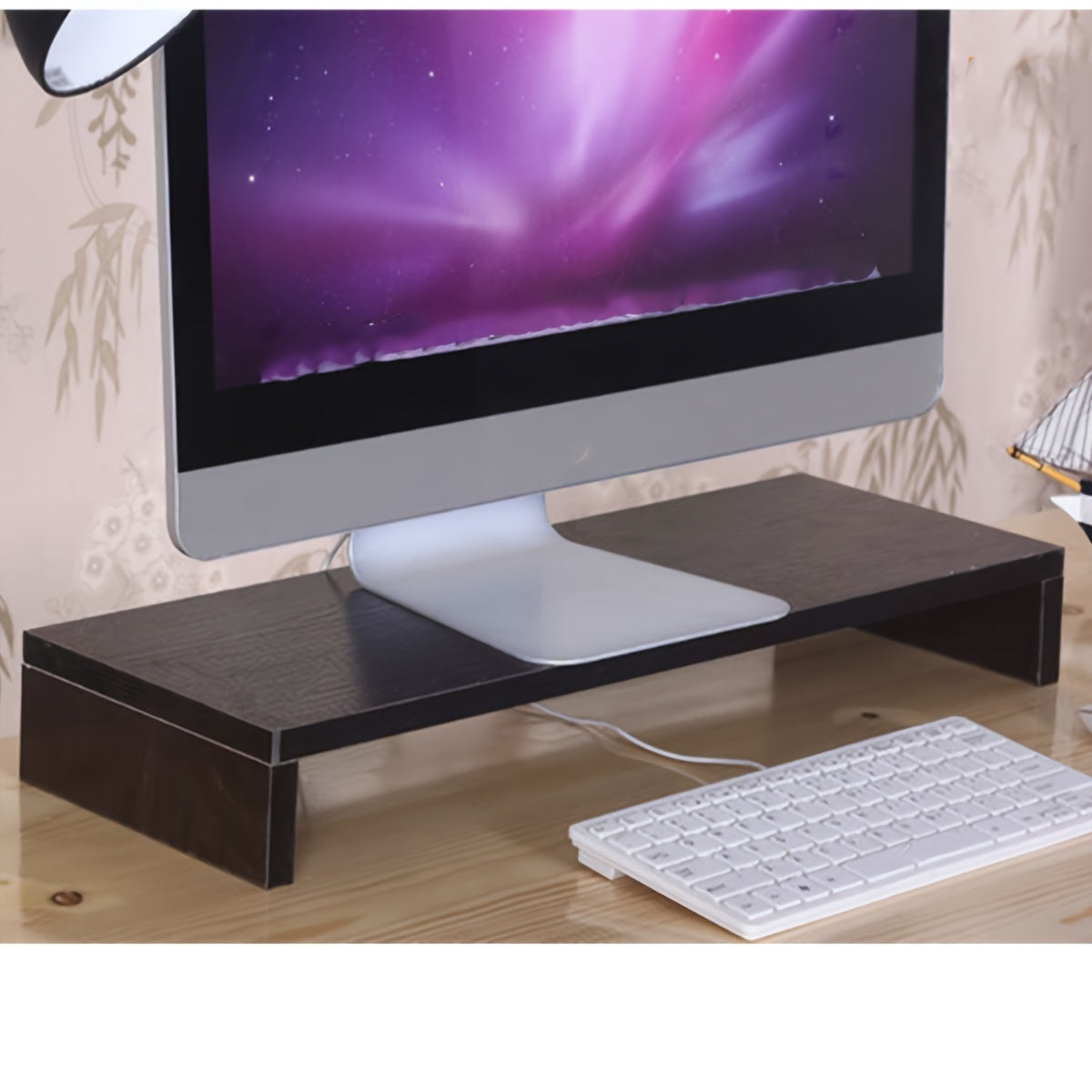 Office Monitor Stand Heightening Rack Desktop Storage Bookshelf
