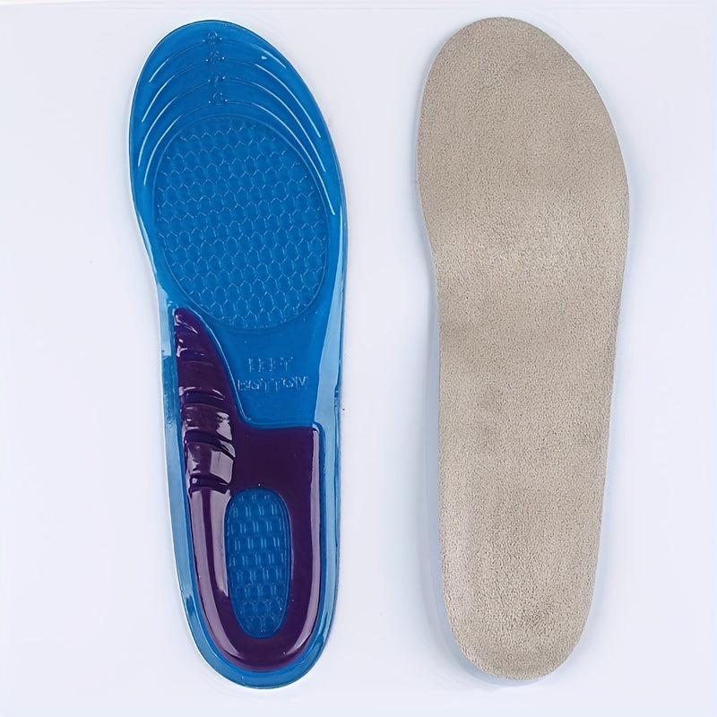 Sports Shock Absorption Insoles High Elastic Comfortable Running Sneaker Insoles