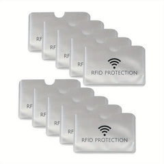 10pcs RFID Blocking Credit Card Holder Waterproof