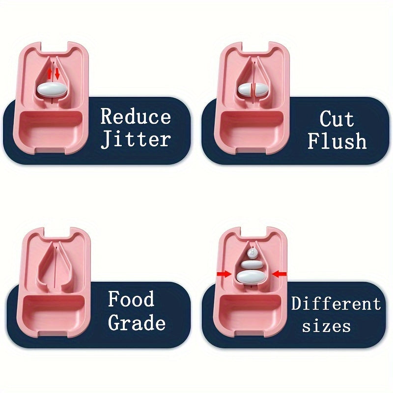 Portable Pill Cutter & Splitter for Small to Large Pill