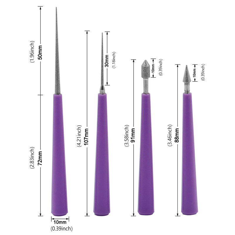 Diamond File Cutter Set Bead Reamer Needle Jewelry Tool