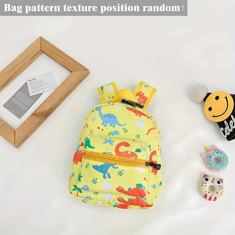 Cartoon Dinosaur Pattern Backpack Kindergarten School Bag