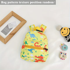 Cartoon Dinosaur Pattern Backpack Kindergarten School Bag