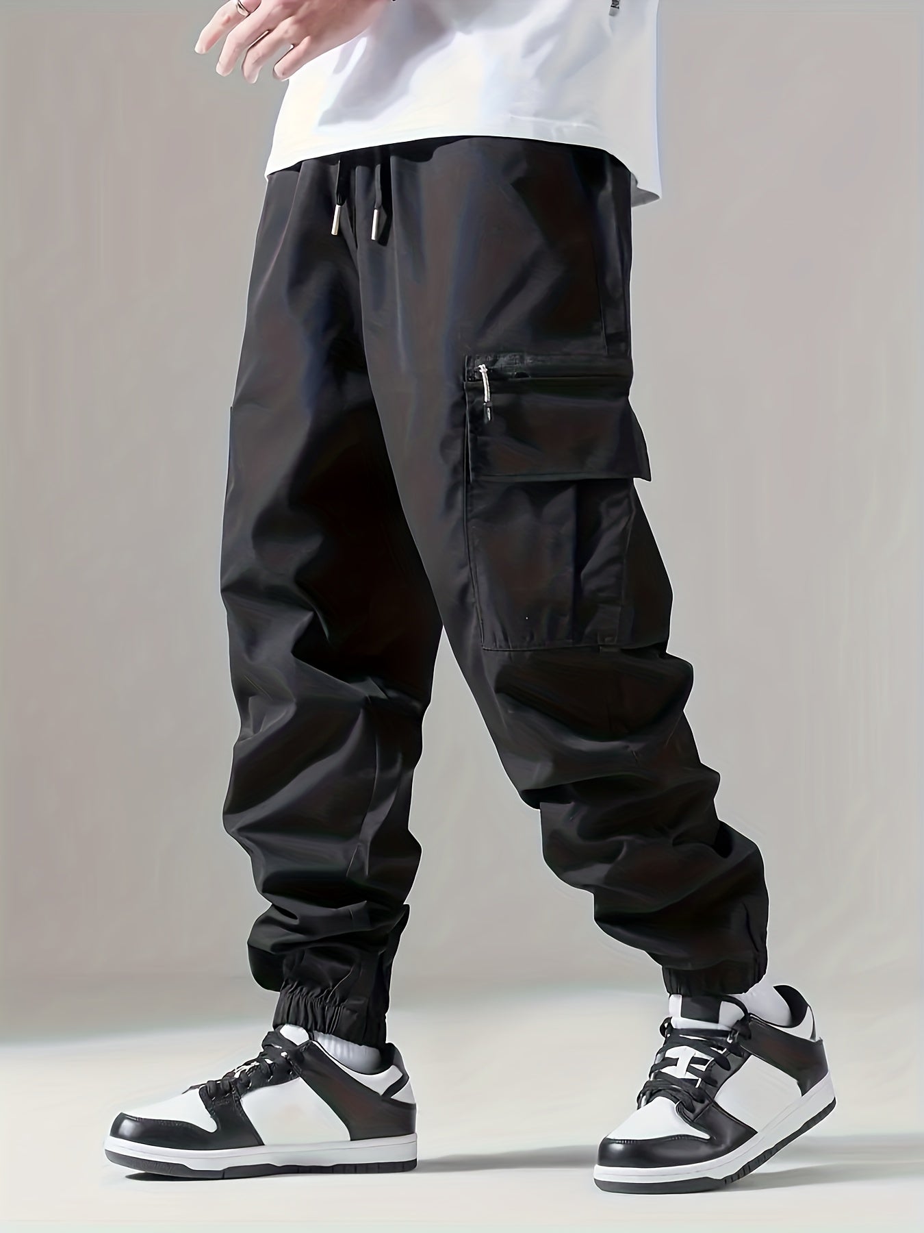 Men's Long Pants with Pockets for Work & Mountaineering