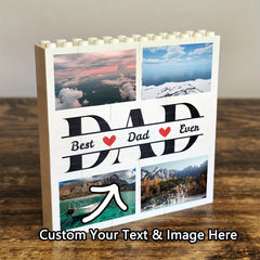 Custom Dad Photo Block - Father's Day Gift