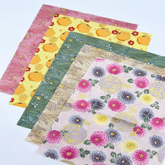 5pcs Multicolor Small Cloth Set Japanese Style Patchwork Household Supplies
