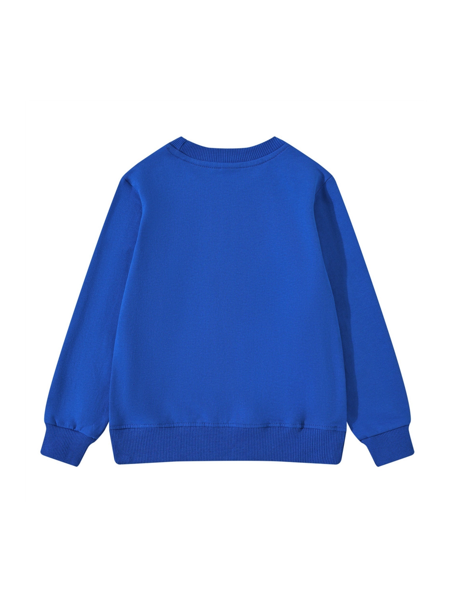 Kids Crewneck Sweatshirts Casual Solid T Shirt Pullover Tops Long Sleeve