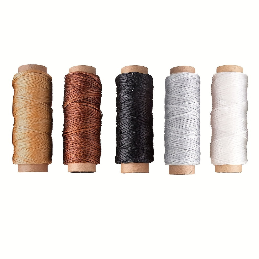 Waxed Thread Leather Sewing For Hand Stitching Leather Craft DIY