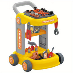 46pcs Tool Play House Cart Car Toy for Kids