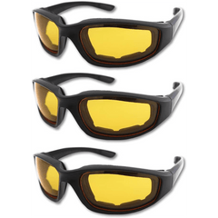 Motorcycle Riding Glasses Padded Goggles UV Protection Dustproof Windproof