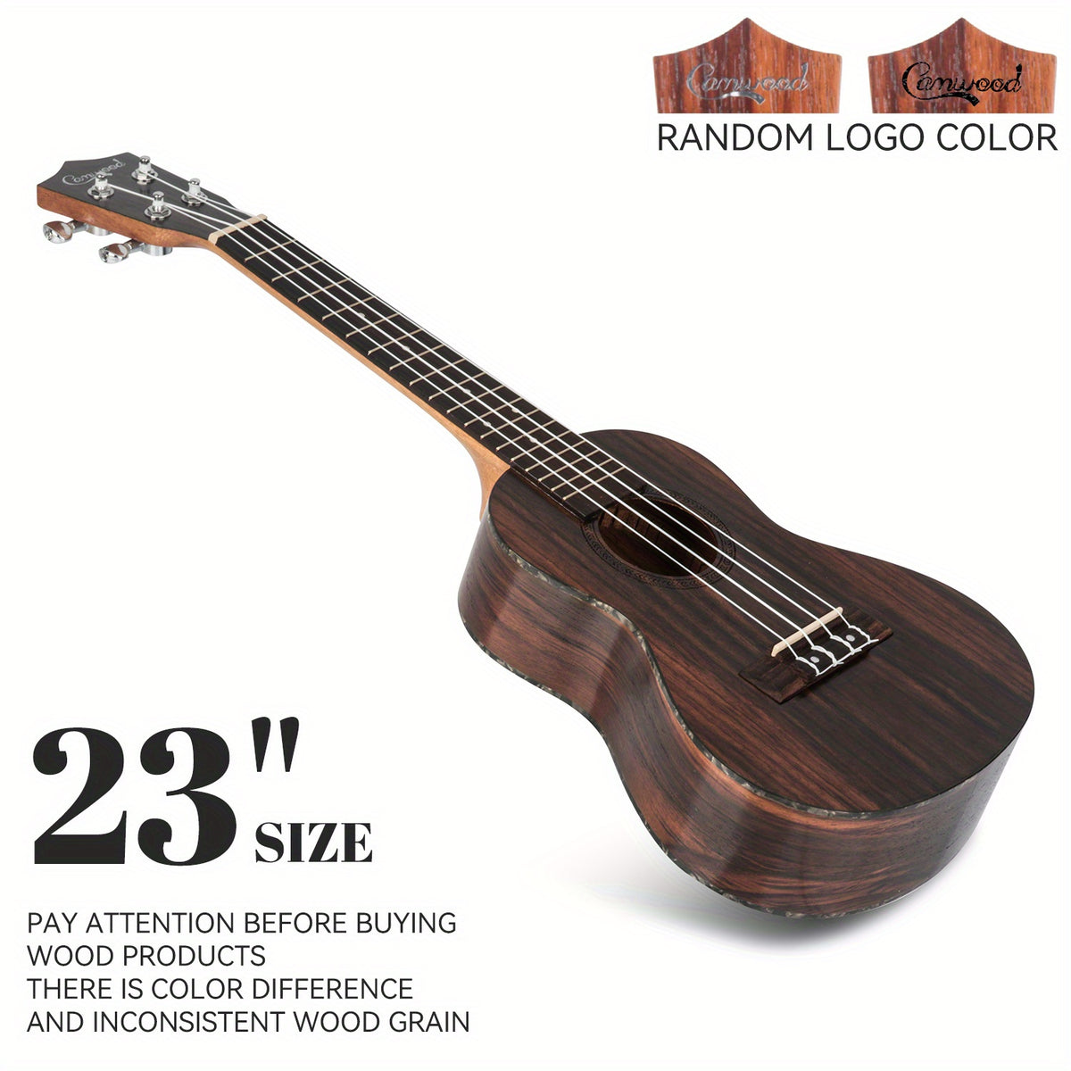 Camwood UKULELE Rosewood 21 23 66 04 Cm For Beginners