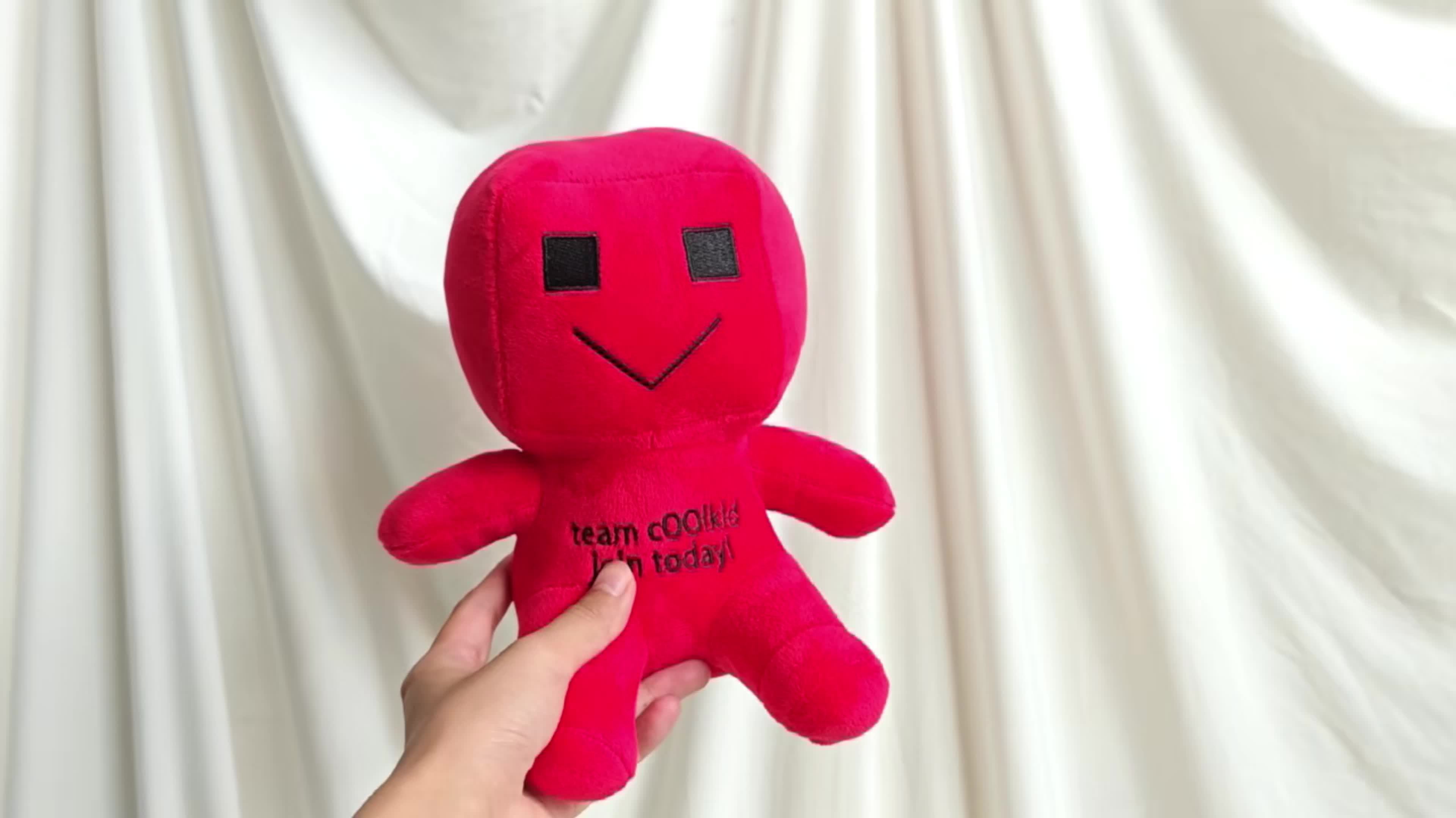 Forsaken C00lkidd Red Plush Toy Join Today Text