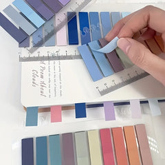 600 Writeable Adhesive Index Tabs Notepad With Ruler