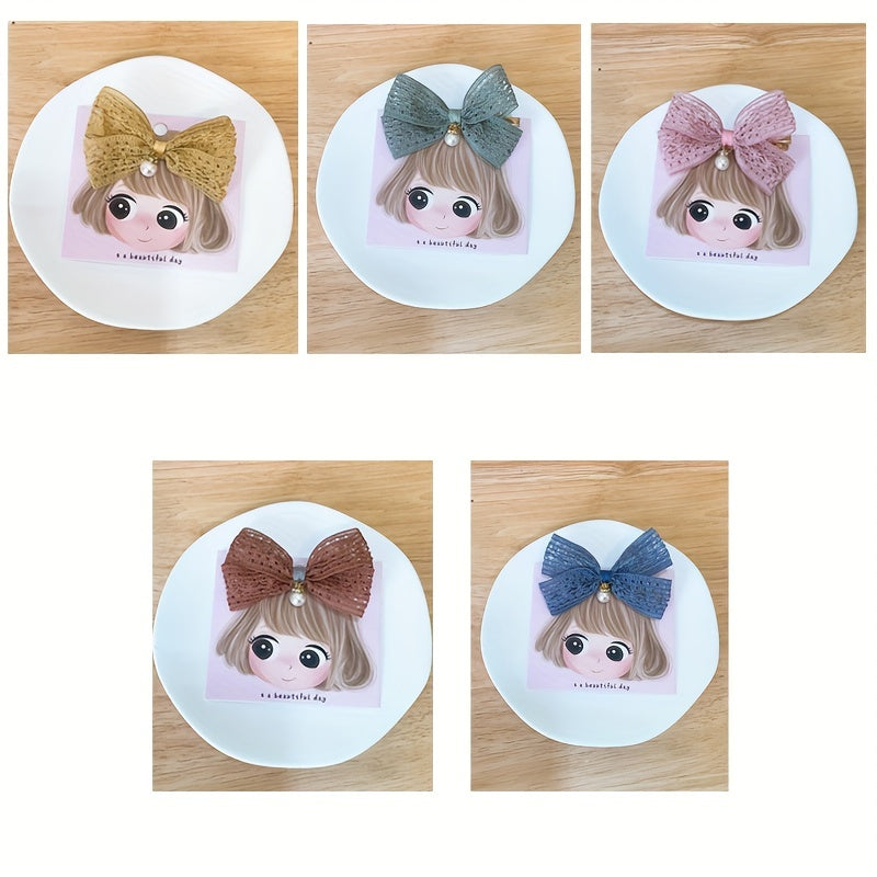 Hollowed Bow Hair Clip Side Clip Hair Styling Decoration