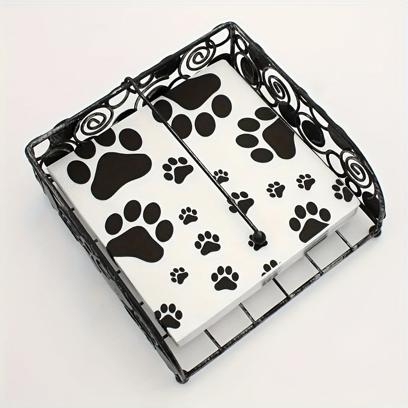 20pcs Dog Paw Prints Birthday Party Supplies Animal Theme Decorations