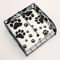 20pcs Dog Paw Prints Birthday Party Supplies Animal Theme Decorations