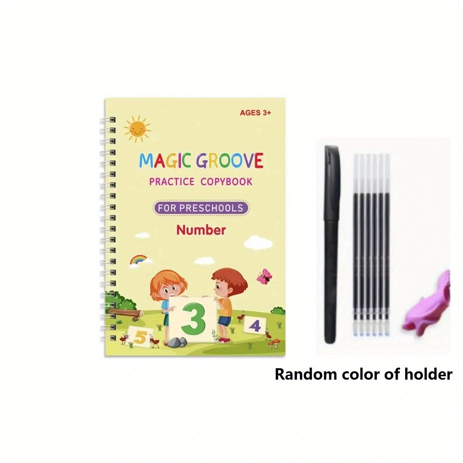 Reusable Handwriting Workbook for Kids - Alphabet & Writing Practice Book