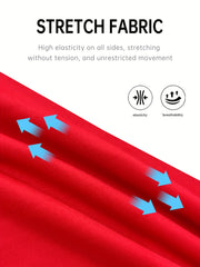 Men's 3pcs Solid Leggings Active Quick Drying Sports Compression Pants