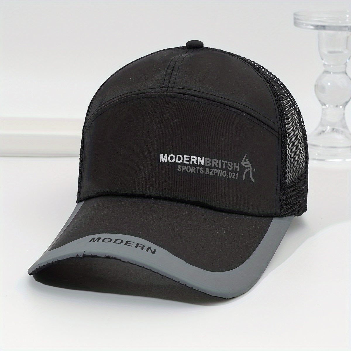 Mesh Breathable Baseball Cap Quick Drying Casual Adjustable Dad Hat Unisex