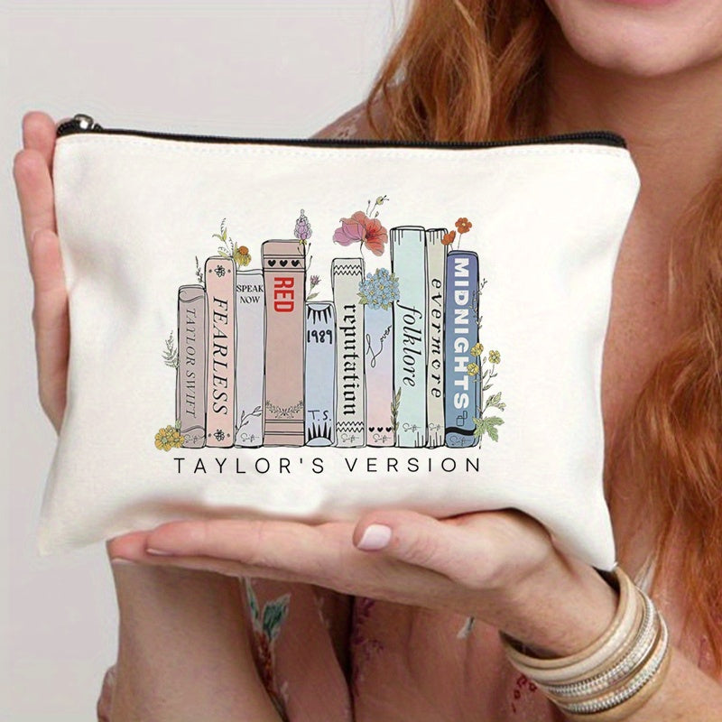 Cartoon Pattern Zipper Carry On Bag Lightweight Pouch