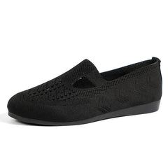 Women's Lightweight Breathable Knit Flat Shoes