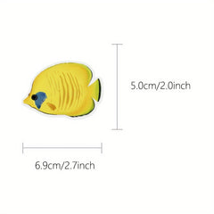 50pcs Tropical Fish Stickers for Desktop Decoration